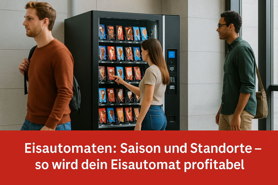 Eisautomaten: Saison und Standorte
