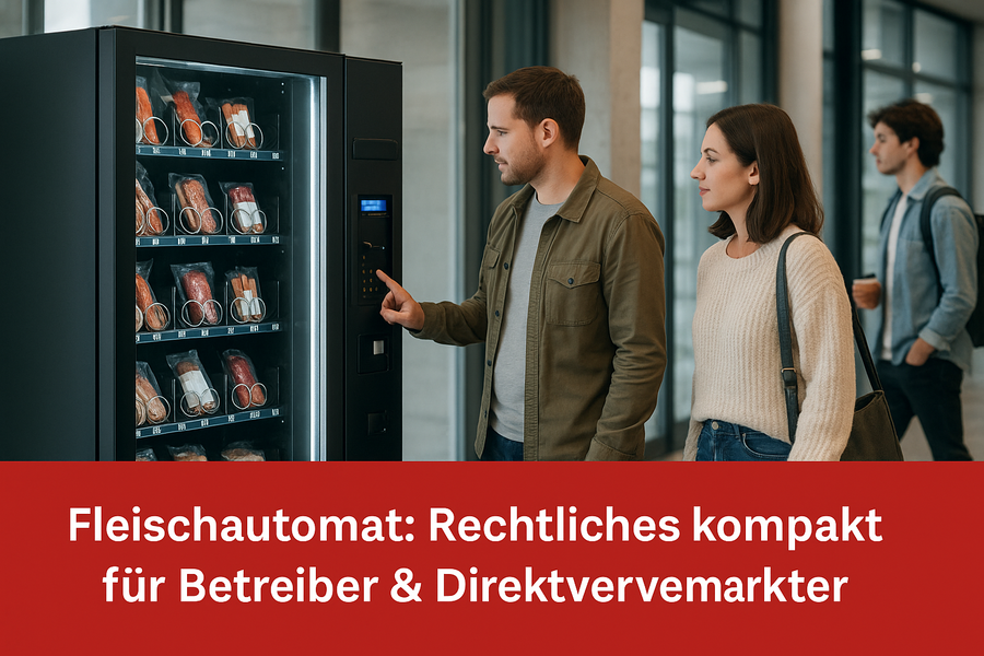 Fleischautomaten: Rechtliches kompakt