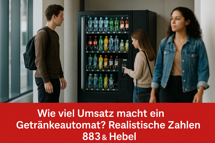 Wie viel Umsatz macht ein Getränkeautomat?