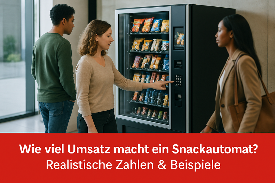 Wie viel Umsatz macht ein Snackautomat?